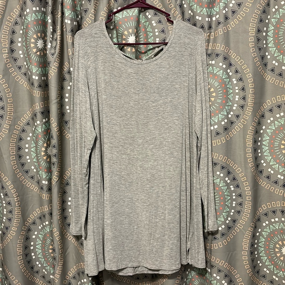 Aerie grey long sleeve tunic